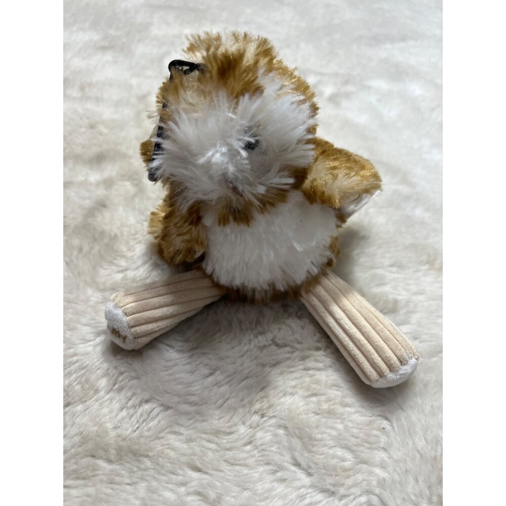 Scentsy Owl With Fluffy White & Brown Fur